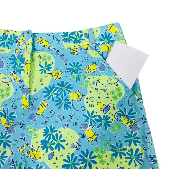 Lilly Pulitzer Vintage Shorts Mice Golfing Print Size 6 - Picture 7 of 9